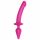 / Strap-on-me Swith Semi-Realistic XXL - 2u1 silikonski dildo (pink)