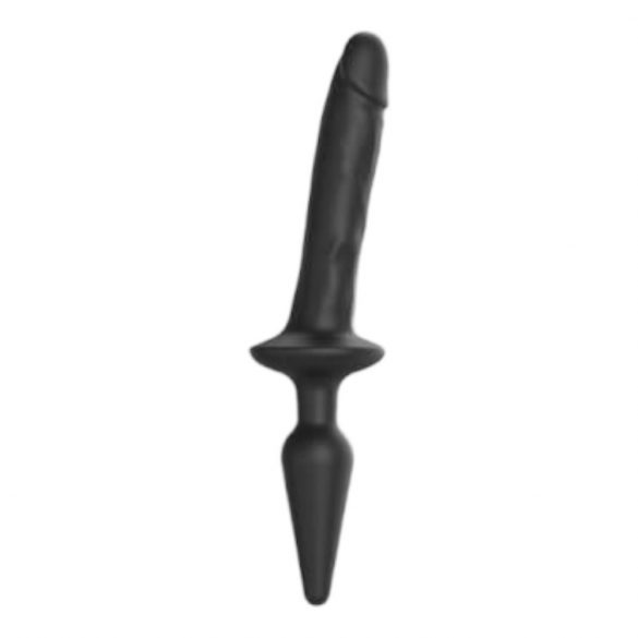 / Strap-on-me Swith Realistic S - 2u1 silikonski dildo (crni) 