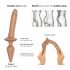 / Strap-on-me Swith Realistic S - 2u1 silikonski dildo (tamni prirodni) 