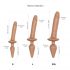 / Strap-on-me Swith Realistic S - 2u1 silikonski dildo (tamni prirodni) 