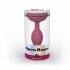 Love to Love Open Roses M - silikonski analni dildo (bordo) 