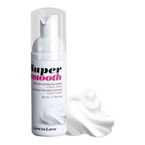 Love to Love Super Smooth - lubrikantna pjena na bazi vode (50 ml) 