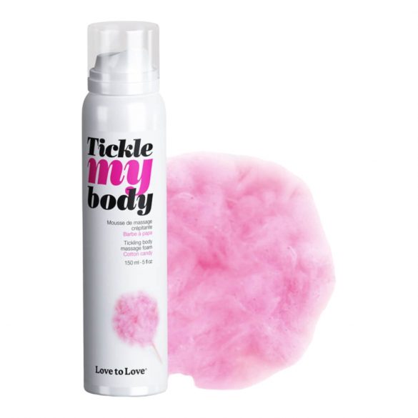 Tickle my body - pjena za masažu - šećerna vuna (150ml) 