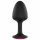 Dorcel Geisha Plug Ruby M - analni dildo od ružičastog kamena (crni) 