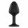 Dorcel Geisha Plug Diamond XL - analni dildo od bijelog kamena (crni) 