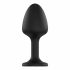 Dorcel Geisha Plug Diamond XL - analni dildo od bijelog kamena (crni) 