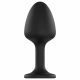 Dorcel Geisha Plug Diamond XL - analni dildo od bijelog kamena (crni) 