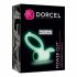 Dorcel - fosforescentni vibrirajući prsten za penis (bijeli) 