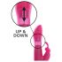 Dorcel Furious Rabbit - vibrator s ručkom za klitoris (ružičasti)