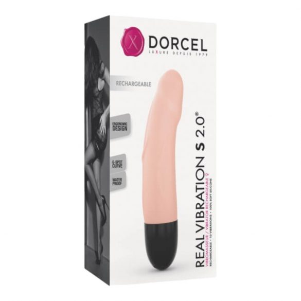 Dorcel Real Vibration S 2.0 - bežični vibrator (prirodni) 