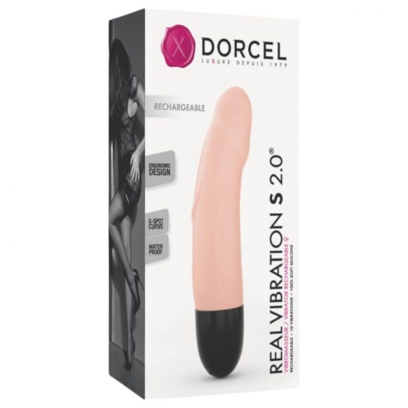 Dorcel Real Vibration S 2.0 - bežični vibrator (prirodni) 