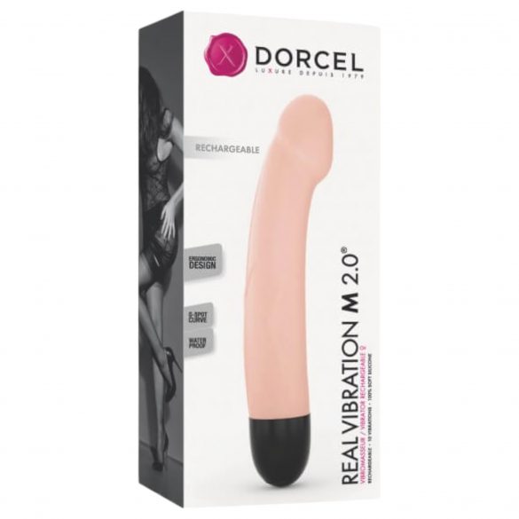 Dorcel Real Vibration M 2.0 - bežični vibrator (prirodni) 