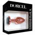 Dorcel Diamond Plug S - aluminijski analni dildo - mali (ružičasto zlato) 