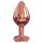 Dorcel Diamond Plug M - aluminijski analni dildo - srednji (ružičasto zlato) 