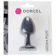 Dorcel Geisha Plug M - loptasti analni dildo (crni) 