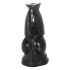 AnimHole Wolf - dildo za penis vuka - 21 cm (crni) 