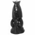 AnimHole Wolf - dildo za penis vuka - 21 cm (crni) 