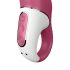 Satisfyer Petting Hippo - akumulatorski, vodootporni vibrator (magenta)