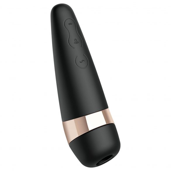 Satisfyer Pro 3+ - vodootporan vibrator za klitoris na baterije (crni) 