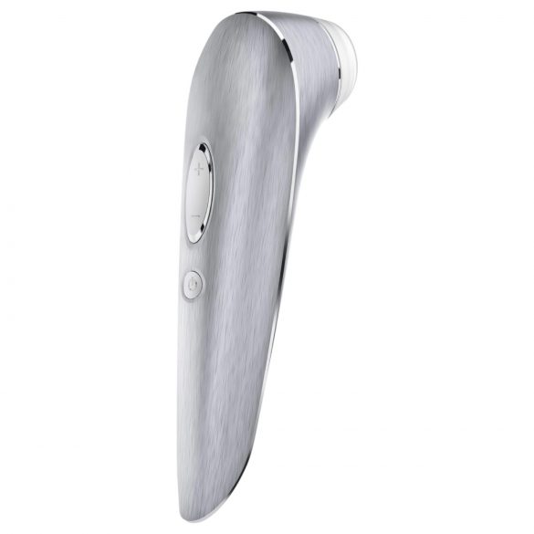 Satisfyer Luxury High Fashion - stimulans za klitoris s zračnim valovima (srebrni)