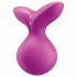 Satisfyer Viva la Vulva 3 - punjivi vodootporni vibrator za klitoris (ljubičasti) 