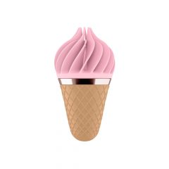   Satisfyer Sweet Treat - punjivi, rotirajući vibrator za klitoris (ružičasto-smeđi)