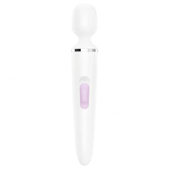 Satisfyer Wand-er Woman - vibrator za masažu na baterije, vodootporan (bijeli) 