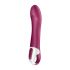 Satisfyer Big Heat - punjivi, grijaći vibrator G-točke (crveni) 