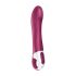 Satisfyer Big Heat - punjivi, grijaći vibrator G-točke (crveni) 