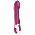 Satisfyer Big Heat - punjivi, grijaći vibrator G-točke (crveni) 