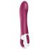 Satisfyer Big Heat - punjivi, grijaći G-točka vibrator (crveni)