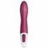 Satisfyer Big Heat - punjivi, grijaći vibrator G-točke (crveni) 