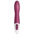 Satisfyer Big Heat - punjivi, grijaći G-točka vibrator (crveni)