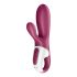 Satisfyer Hot Bunny - pametni vibrator za grijanje klitorisa (crveni) 