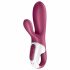 Satisfyer Hot Bunny - pametni vibrator za grijanje klitorisa (crveni) 