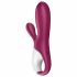 Satisfyer Hot Bunny - pametni vibrator za grijanje klitorisa (crveni) 