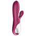 Satisfyer Hot Bunny - pametni vibrator za grijanje klitorisa (crveni) 