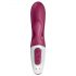 Satisfyer Hot Bunny - pametan vibrator sa grijačem i dodatkom za klitoris (crveni)