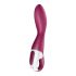 Satisfyer Heated Thrill - pametni vibrator za grijanje na baterije (crveni) 