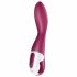 Satisfyer Heated Thrill - pametni vibrator za grijanje na baterije (crveni) 