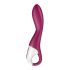 Satisfyer Heated Thrill - pametni vibrator za grijanje na baterije (crveni) 