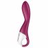 Satisfyer Heated Thrill - pametni vibrator za grijanje na baterije (crveni) 