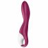 Satisfyer Heated Thrill - pametni vibrator za grijanje na baterije (crveni) 