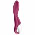 Satisfyer Heated Thrill - pametni vibrator za grijanje na baterije (crveni) 