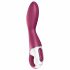 Satisfyer Heated Thrill - pametni vibrator za grijanje na baterije (crveni) 