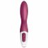 Satisfyer Heated Thrill - pametni vibrator za grijanje na baterije (crveni) 