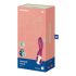 Satisfyer Heated Thrill - pametni vibrator za grijanje na baterije (crveni) 