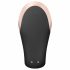 Satisfyer Double Love - pametni, vodootporni, radio vibrator za par (crni) 