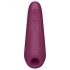 Satisfyer Curvy 1+ - pametni stimulator klitorisa na zračne valove (crveni)