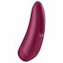 Satisfyer Curvy 1+ - pametni, punjivi stimulator klitorisa sa zračnim valovima (crveni) 